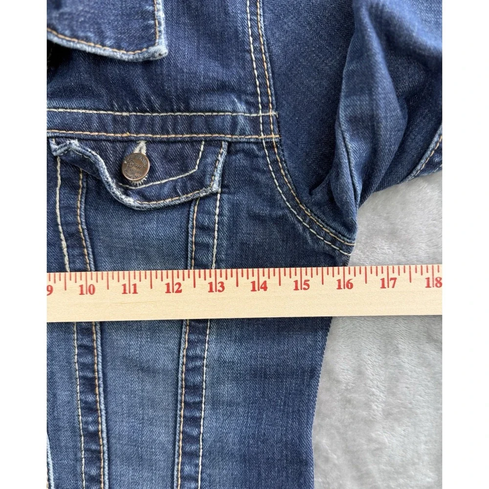 GAP Kids Denim Jean Jacket XXL 14-16 Blue Trucker Button Front